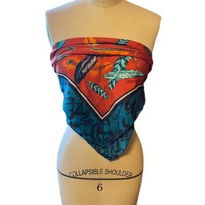 Boho silky large scarf